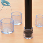 4 PCS Pipe Shaped Chair Cap, Internal Diameter: 21mm, 21mm