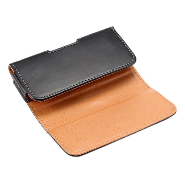 Crazy Horse Texture Vertical Flip Leather Case / Waist Bag with Back Splint for iPhone 5G