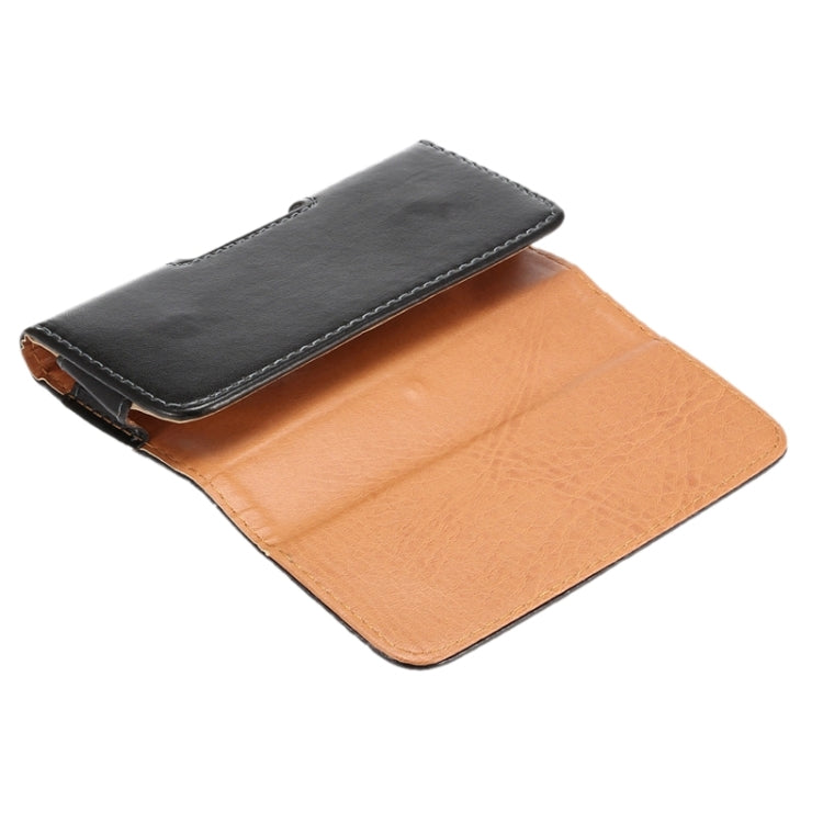 Horizontal Style Lamb Skin Texture Waist Bag with Back Splint for iPhone 6 / Galaxy S4 / S3