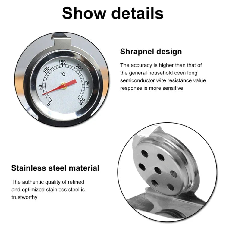 Stainless Steel Oven Thermometer (0~300℃), Oven Thermometer
