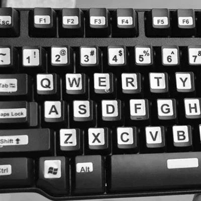 Italian Learning Keyboard Layout Sticker for Laptop / Desktop Computer Keyboard, Italian