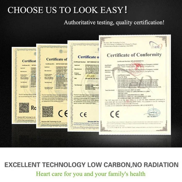 Luminous Flux: > 4000LM, PF > 0.9, RA > 80, AC 90-140V, 50W Warm White