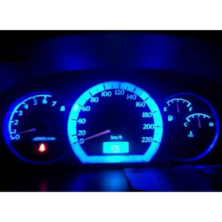 2 PCS T4.2 White Light 0.1W 5LM 1 LED SMD 3528 LED Instrument Light Bulb Dashboard Light for Vehicles, DC 12V, 0.1W T4.2