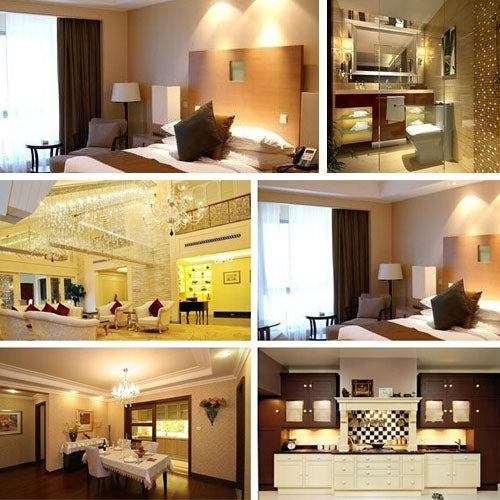 64 LED SMD 2835, AC 220V, S-LED-6501W, S-LED-6501WW