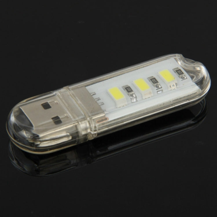 3 LED SMD 5630 1.5W USB Flash Disk Style USB Light Lamp, White Light, Green Light, Warm White Light