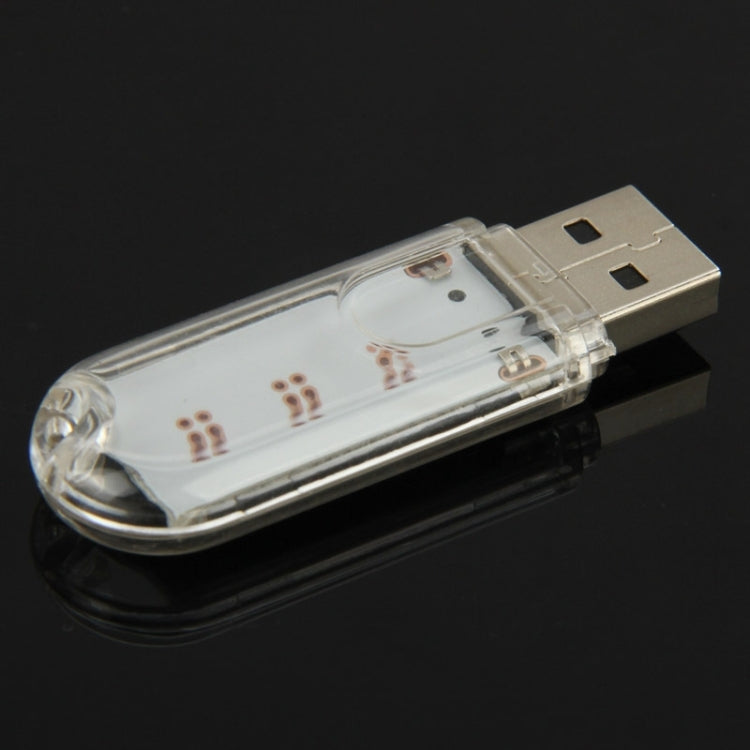 3 LED SMD 5630 1.5W USB Flash Disk Style USB Light Lamp, White Light, Green Light, Warm White Light