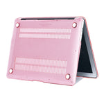 For MacBook Air 13.3 inch A1466 2012-2017 / A1369 2010-2012 Laptop Crystal Hard Protective Case, Grey, Pink