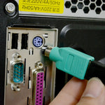 USB A Jack to mini DIN6 male Adapter (USB to PS/2), USB Female to PS/2 Male
