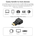 Gold Plated Mini HDMI Male to HDMI 19 Pin Female Adapter, Mini HDMI Male to HDMI Female
