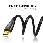 1.5m Gold Plated 3D 1080P Micro HDMI Male to HDMI Male cable for Mobile Phone, Cameras, GoPro, Gold Plated Micro HDMI, Length: 1.5m