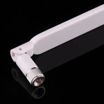2 PCS B593 5dBi SMA Male 4G LTE Router Antenna, B593 5dBi Antenna White, B593 5dBi Antenna Black