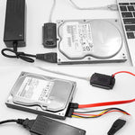 USB 2.0 to IDE & SATA Cable Cable Length: approx 55cm, USB 2.0 to IDE & SATA (EU Plug), USB 2.0 to IDE & SATA (UK Plug)