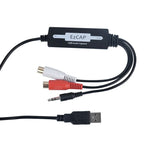 Ezcap216 USB オーディオキャプチャー、録音フォーマット：Wave / MP3