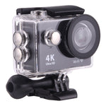 H9 4K Ultra HD1080P 12MP 2 inch LCD Screen WiFi Sports Camera, 170 Degrees Wide Angle Lens, 30m Waterproof, H9 4K (Black)