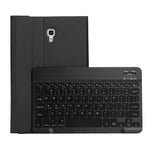ST590S Bluetooth 3.0 Fine Wool Texture PU Leather ABS Detachable Seven-color Backlight Bluetooth Keyboard Leather Tablet Case for Samsung Galaxy Tab A 10.5 inch T590 / T595, with Pen Slot & Holder