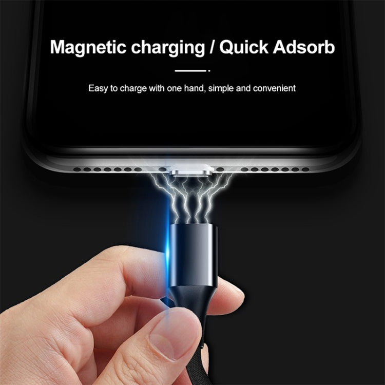 M11 5A USB to USB-C / Type-C Nylon Braided Magnetic Data Cable, Cable Length: 2m, USB-C / Type-C