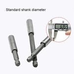 3 in 1 1/4 Electric Batch Head High Magnetism Connecting Rod Pistol Drill Extension Rod Sleeve Fast Turning Joint, Length: 60/100/150mm, 60/100/150mm Joint