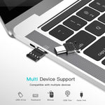 Mini Aluminum Alloy USB-C / Type-C Male to USB Female OTG Adapter Connector
