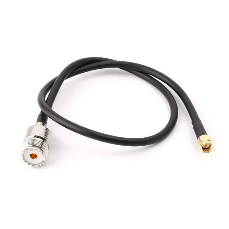 RG58 UHF Female to SMA Male Connecting Cable, Length: 50cm, Length: 50cm