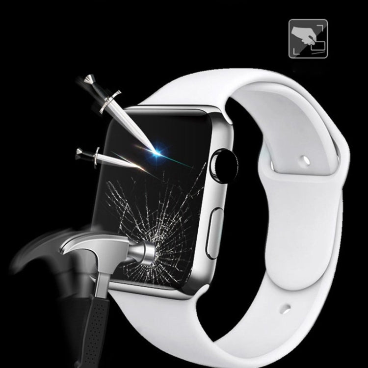 mocolo 0.33mm 9H 3D Round Edge Tempered Glass Film, Apple Watch Series 3 38mm, Apple Watch Series 3 42mm