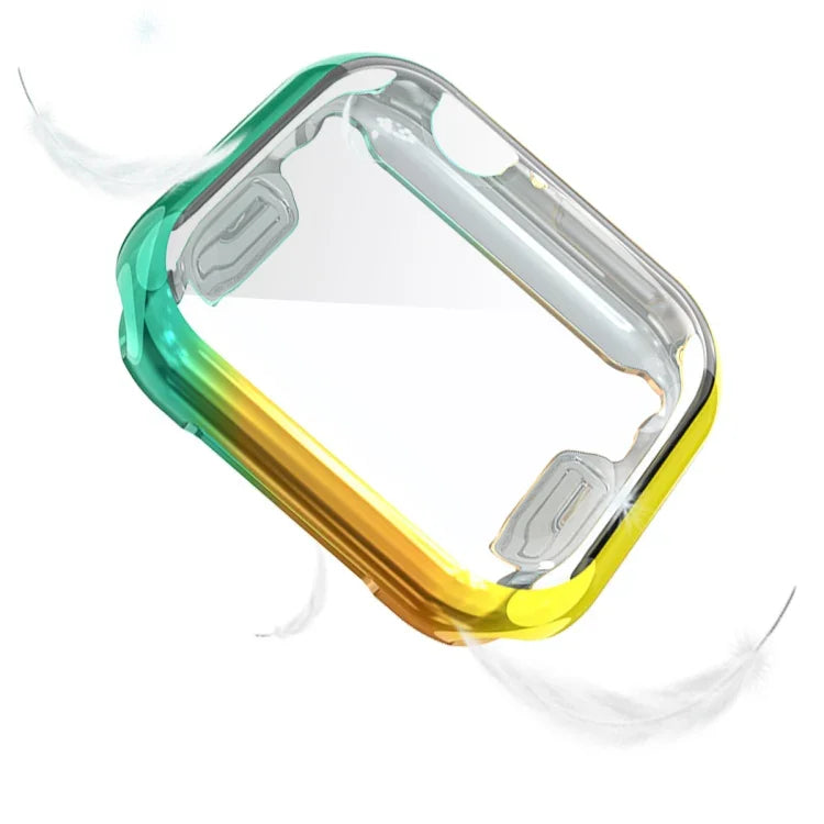 For Apple Watch Series 4/5/6 & Watch SE 1/2/3 40mm Gradient All-inclusive TPU Protective Case, For Apple Watch Series 5 & 4 40mm