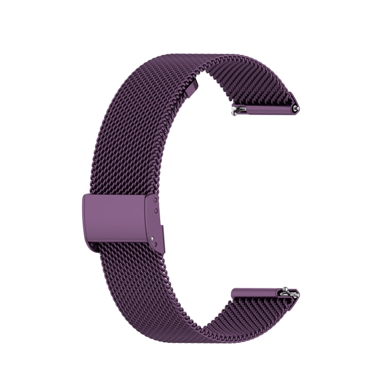 For Huawei GT/GT2 46mm/ Galaxy Watch 46mm/ Fossil Fossil Gen 5 Carlyle 46mm Stainless Steel Mesh Watch Wrist Strap 22MM, Black, Gold, Colourful, Rose Gold, Dark Blue, Silver, Purple