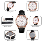 SKMEI 1581 Creative Fashion Men Watch Simple Casual Outdoor Sports Waterproof Two-Pin Quartz Watch