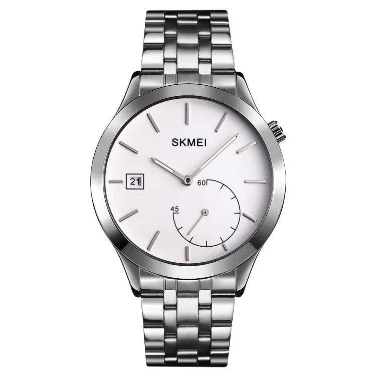 SKMEI 1581 Creative Fashion Men Watch Simple Casual Outdoor Sports Waterproof Two-Pin Quartz Watch