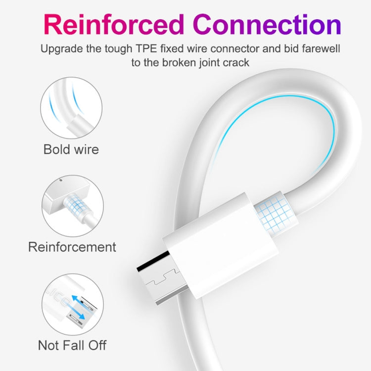 2 in 1 1m USB to Micro USB Data Cable + 30W QC 3.0 4 USB Interfaces Mobile Phone Tablet PC Universal Quick Charger Travel Charger Set, UK Plug, Micro USB Set UK Plug