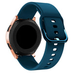 20mm For Huawei Watch GT2 42MM / Amazfit BipS 2 Youth Version Universal Color Buckle Silicone Strap