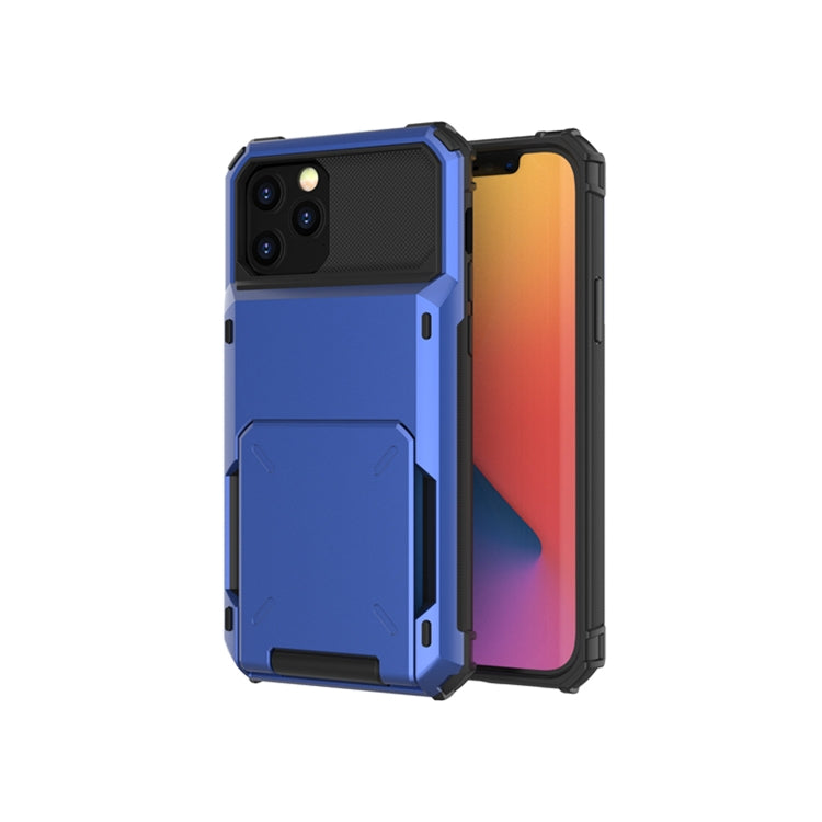 For iPhone 12 Pro Max Scratch-Resistant Shockproof Heavy Duty Rugged Armor Protective Case with Card Solt, For iPhone 12 Pro Max
