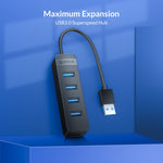 ORICO TWU3-7A-BK 7-Port USB 3.0 HUB, TWU3-7A