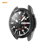 For Samsung Galaxy Watch 3 41mm 2 in 1 ENKAY Hat-Prince Electroplate Soft TPU Case + 0.2mm 9H 2.15D Curved Edge Tempered Glass Film