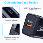 LZ-023 18W QC 3.0 USB Portable Travel Charger + 3A USB to 8 Pin Data Cable, US Plug, USB to 8 Pin Data Cable, US Plug, 8 Pin Data Cable, US Plug
