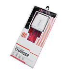 LZ-023 18W QC 3.0 USB Portable Travel Charger + 3A USB to Micro USB Data Cable, US Plug, Micro USB Data Cable, US Plug