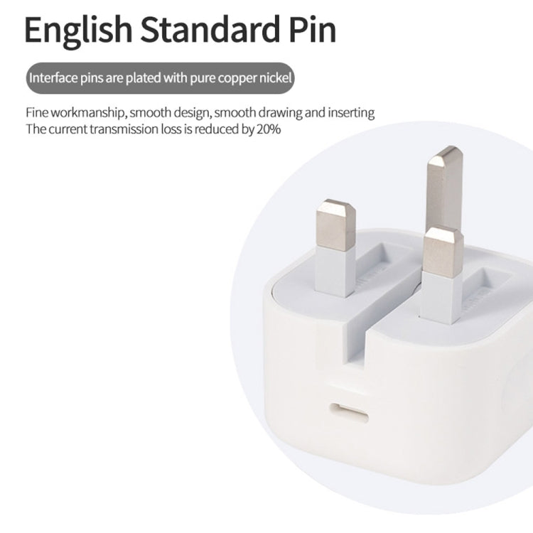 A234 20W PD 3.0 Type-C / USB-C Interface Folding Travel Charger, UK Plug, 20W