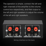 B050  Passive Speaker Volume Adjustment Controller,  Left And Right Channel Independent Volume Adjustment, 150W Per Channel, B050
