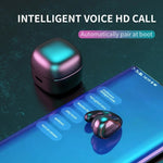 T25 Over-ear Bluetooth 5.0 Single-ear Invisible Wireless Earphone High Definition Call Super Long Standby Bone Conduction Earphone