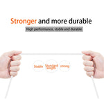 Dual USB Portable Travel Charger + 1 Meter USB to Type-C Data Cable, EU Plug