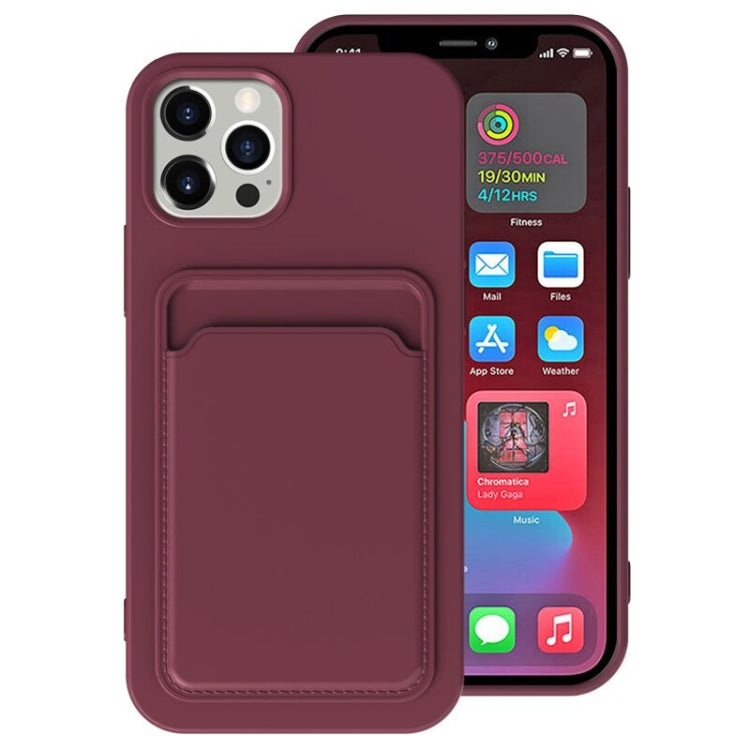 TPU + Flannel Lining Shockproof  Case with Card Slots, For iPhone 11, For iPhone 11 Pro