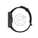 For Xiaomi Watch Mi Watch Lite / Redmi Watch Silicone Sports Wristband, black, white, red, purple, silt color white, pink, orange, army green, teal light, dark blue