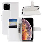 Litchi Skin PU Leather Wallet Stand Mobile Casing for iPhone XI Max （2019）