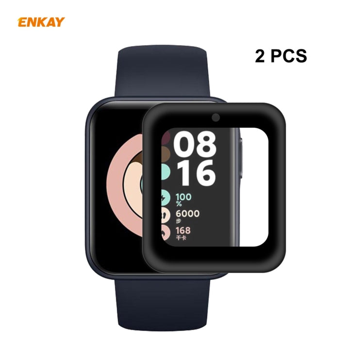2 PCS ENKAY Hat-Prince 3D Full Screen Soft PC Edge + PMMA HD Screen Protector Film, For Redmi Watch (2 PCS), For Huawei B6 (2 PCS), For Venu 2 / Vivoactive 4 45mm (2 PCS), For Garmin Venu 2S / Vivoactive 4S 40mm (2 PCS)                                 ...