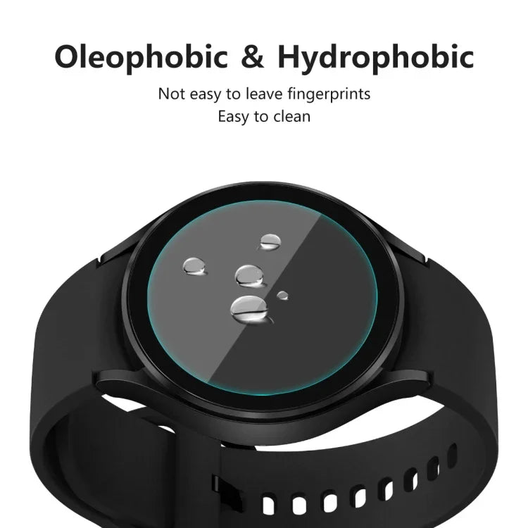 For Samsung Galaxy Watch4 44mm ENKAY Hat-Prince 0.2mm 9H 2.15D Curved Edge Tempered Glass Screen Protector Watch Film, 1 PCS, 2 PCS, 5 PCS, 10 PCS