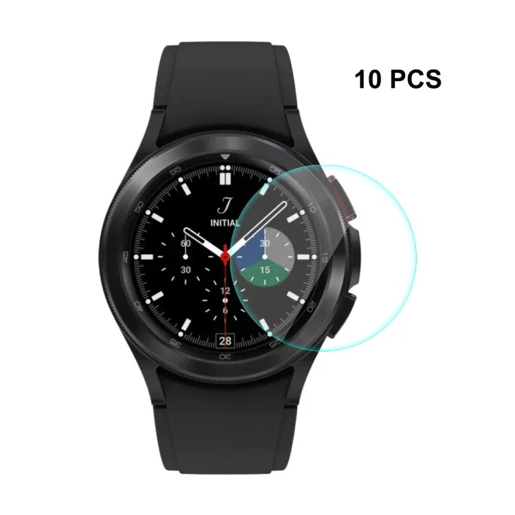 For Samsung Galaxy Watch4 Classic 46mm ENKAY Hat-Prince 0.2mm 9H 2.15D Curved Edge Tempered Glass Screen Protector Watch Film, 1 PCS, 2 PCS, 5 PCS, 10 PCS