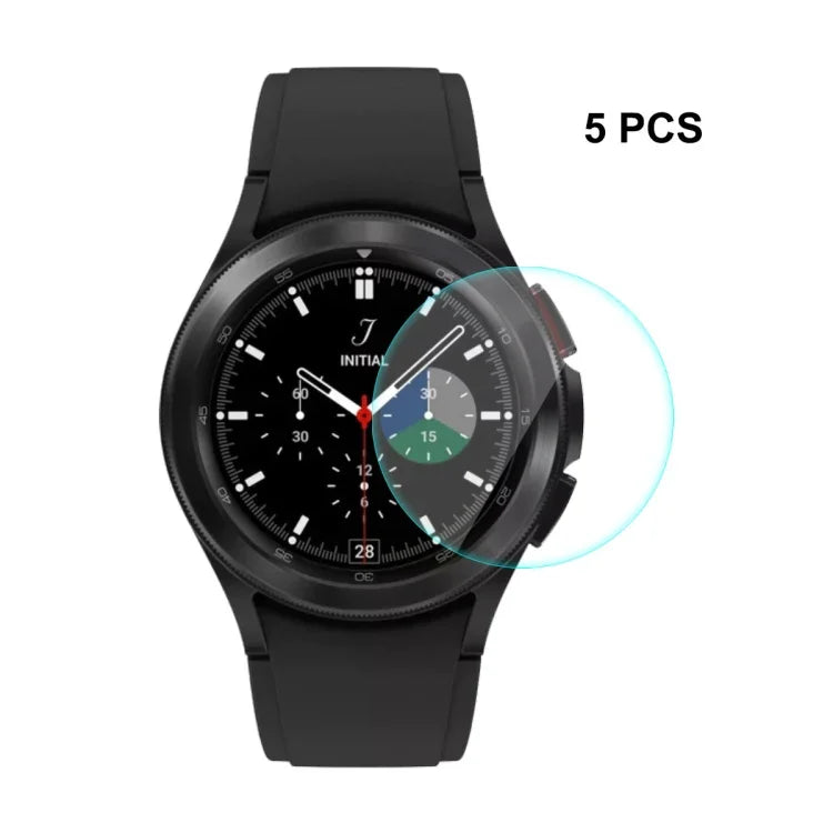 For Samsung Galaxy Watch4 Classic 42mm ENKAY Hat-Prince 0.2mm 9H 2.15D Curved Edge Tempered Glass Screen Protector Watch Film, 1 PCS, 2 PCS, 5 PCS, 10 PCS