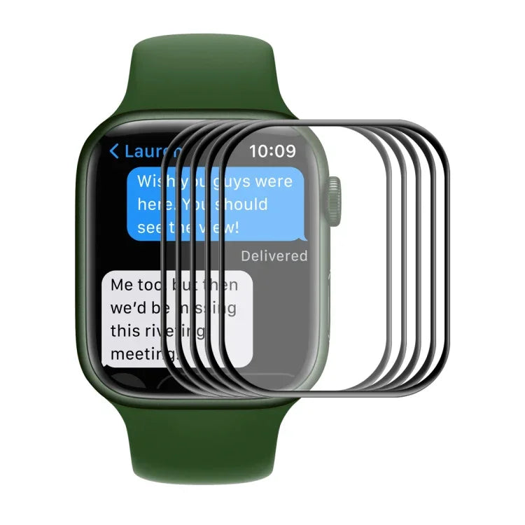 ENKAY Hat-Prince Case Friendly 3D Full Screen PET Curved Hot Bending HD Film For Apple Watch Series 9 / 8 / 7 45mm, 1 PC For Apple Watch Series 7 45mm, 2 PCS For Apple Watch Series 7 45mm, 5 PCS For Apple Watch Series 7 45mm                            ...
