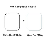 ENKAY Hat-Prince PC Frame + Full Coverage PMMA HD Screen Protector Film for Apple Watch Series 9 / 8 / 7 41mm