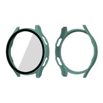 ENKAY Hat-Prince Full Coverage PC Frame + Tempered Glass Protector Composite Case for Samsung Galaxy Watch4 44mm