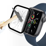 ENKAY Hat-Prince 2 in 1 PC Frame + 9H Tempered Glass Protector Full Coverage Case for Apple Watch Series 7 45mm